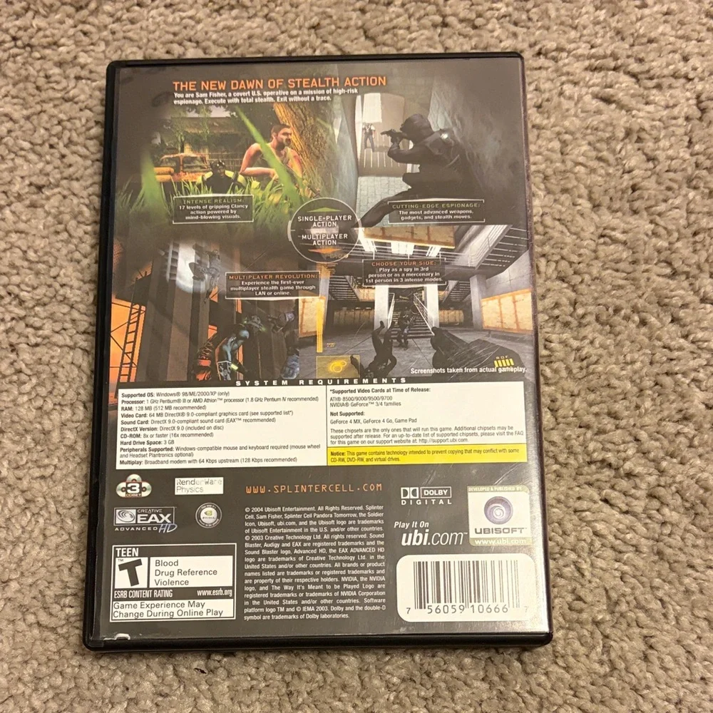Tom Clancy's Splinter Cell: Pandora Tomorrow - PC Game
